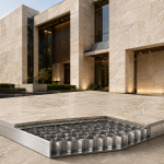 Stone aluminum honeycomb panel with natural stone surface and aluminium honeycomb core